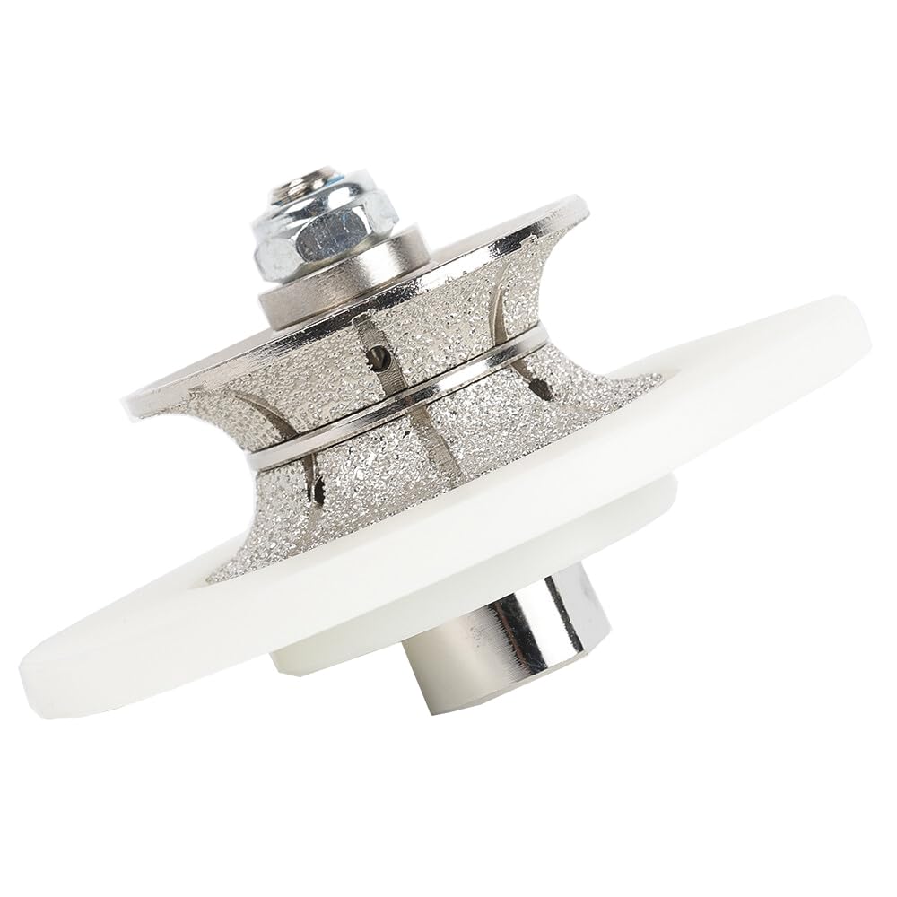 Raizi 3/4 inch Full Bullnose Diamond Hand Profiler Router Bit Profile Wheel for Marble Granite Porcelain Ceramic Tile(V20)