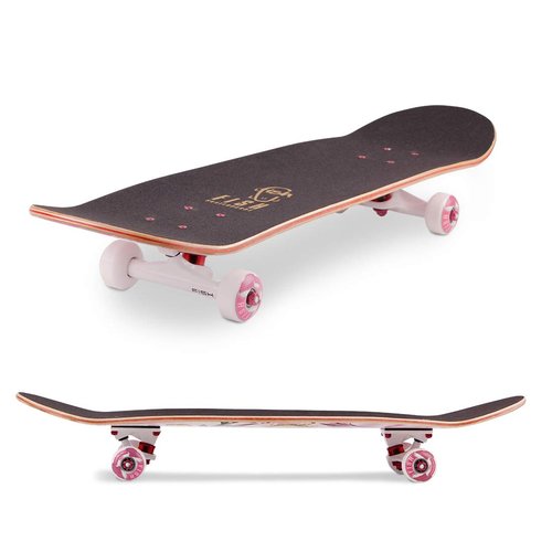 FISH SKATEBOARDS Standard Skateboard, Complete Skateboard 31''x 8'', 7 Layer Canadian Maple Double Kick Deck Concave Cruiser Trick Skateboards for Kids Boys Girls Youths Beginners.