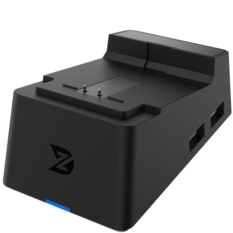 ZD Wireless Charger Dock – QC Fast Charging 4 USB Expansion Ports for ZD O+ Excellence Controller (Black)