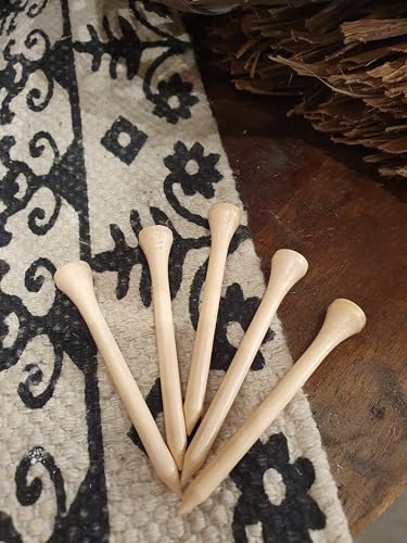 1.5-Inch Bamboo Golf Tees - 100 Pack - Strong & Sustainable Mao Bamboo