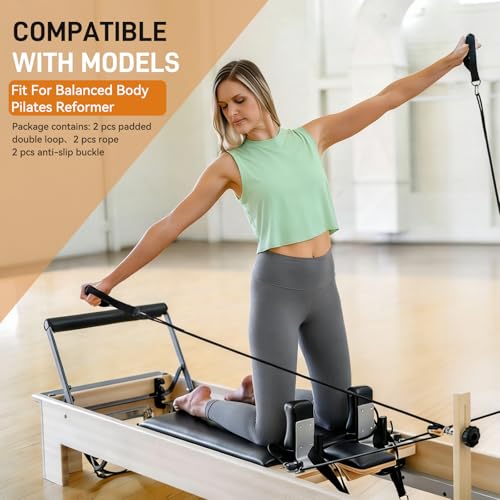 Padded Double Loop Kit for Balanced Body Pilates Reformer