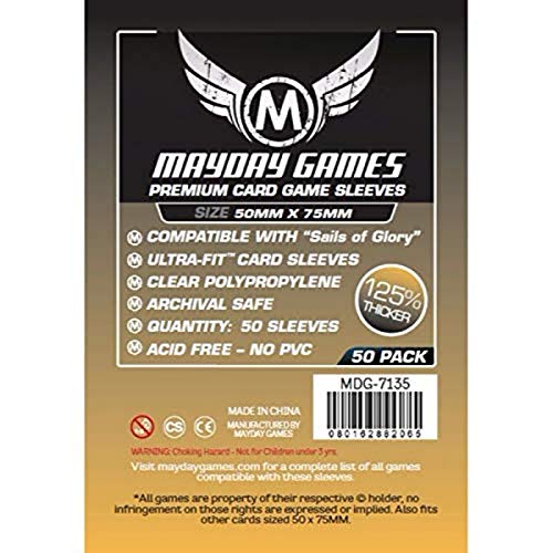Clear Card Sleeves for 50x75mm Cards - 90 Micron Durability