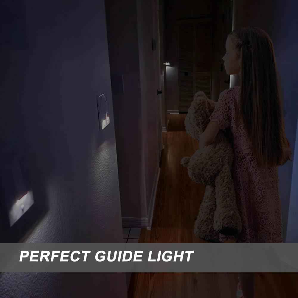 SOZULAMP 10-Pack Wall Switch with Night Light - Single Pole Light Switch & Nightlight Combo