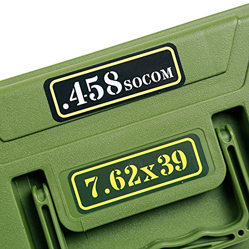Ammo Can Vinyl Sticker Decals - .45 ACP - 20 Pack