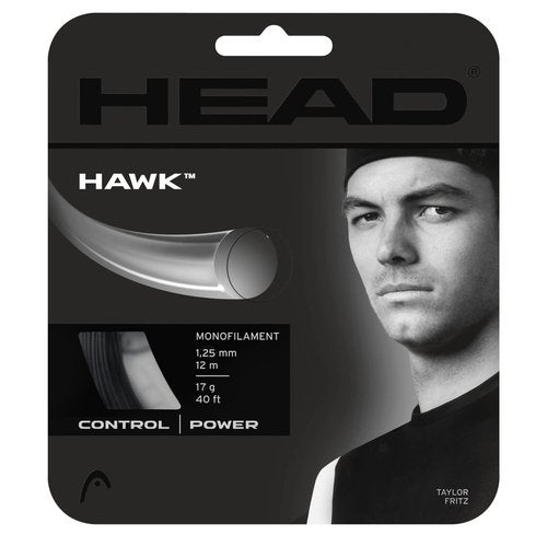 Head Unisexáû Adult's Hawk Set Tennis String, Black, 16