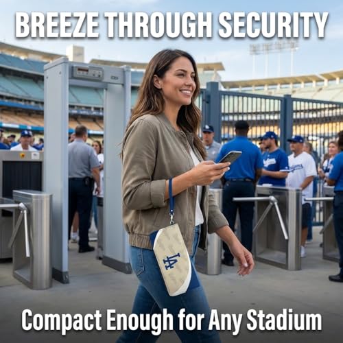 Los Angeles Dodgers Wallet & Wristlet - MLB Organizer with Phone Slots