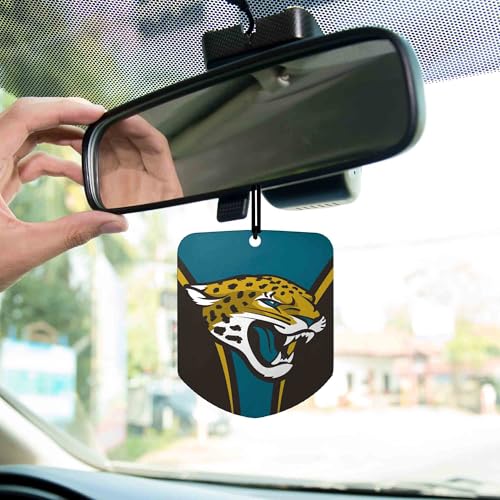 NFL Jacksonville Jaguars Car Air Freshener - 2 Pack, Black Ice