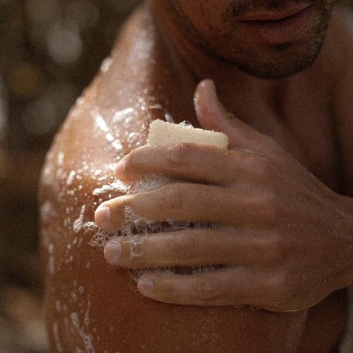 Nature Buff 2-Pack Biodegradable Soap Unscented Travel-Sized Camping Soap Bars -All-In-One Backpacking Essentials Outdoor Recreation Soap Bar and Washcloth