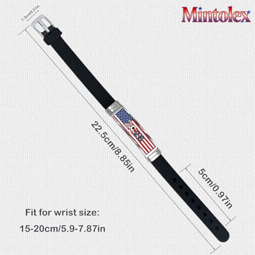 2026 Soccer Fan Bracelet - Adjustable Silicone and Stainless Steel Wristband