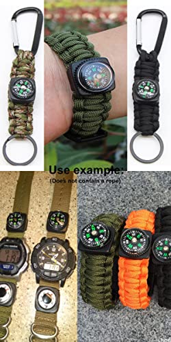 20 Pack Mini Pocket Compass - Oil Filled, 20mm, for Outdoor Activities