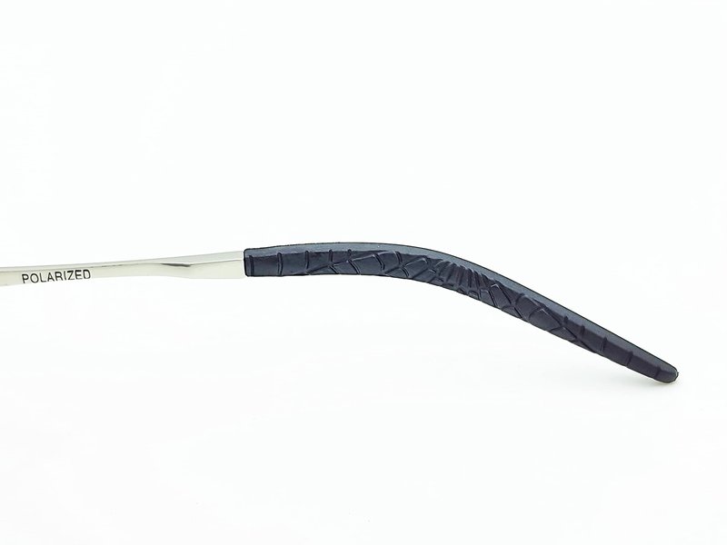 Spiderwire SPW006 Polarized Fishing Sunglasses, Matte Silver/Smoke/Blue Mirror