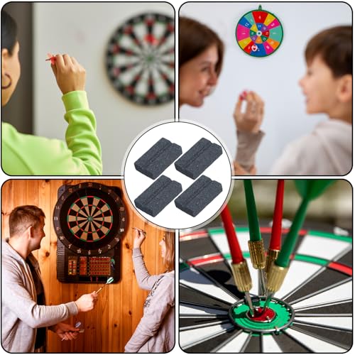 Dart Sharpener Stone - 4 Pack V-Sharp Tool for Steel Tip Darts
