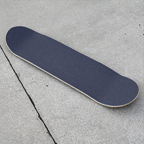 Skateboard Grip Tape - 9 x 33 Inch Black Adhesive Sheet