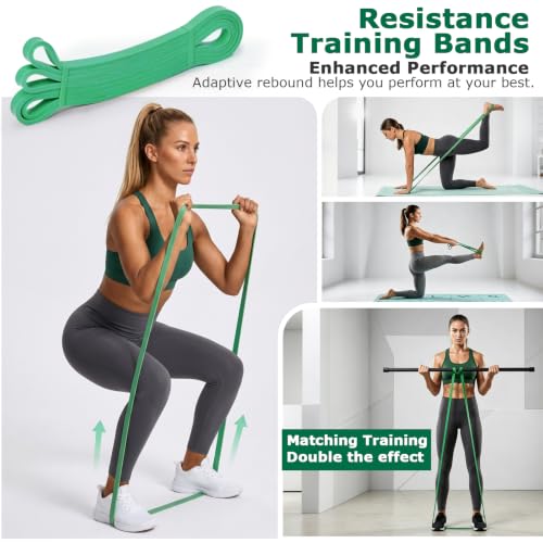 All-in-One Yoga & Pilates Kit with Foldable Mat, Resistance Bands, and Ball