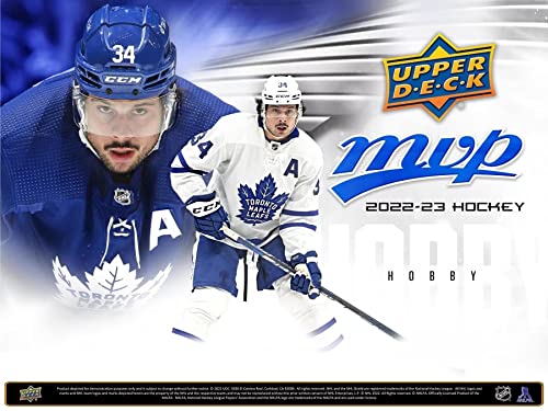 NHL 2022-23 MVP Hockey Trading Card Hobby Box - 20 Packs, Collectible Sports Cards