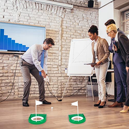 Golf Putting Cup and Flag - 2 Pack Indoor Training Aids