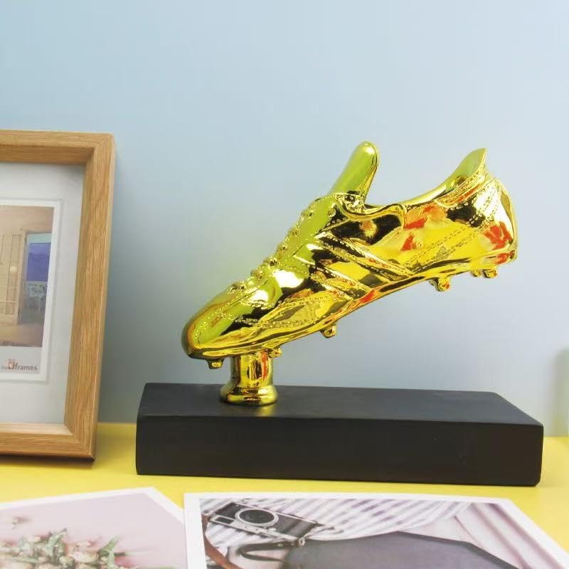 ZEIXITOO Gold Football Trophy - Soccer Award Cup for Fans & Teams