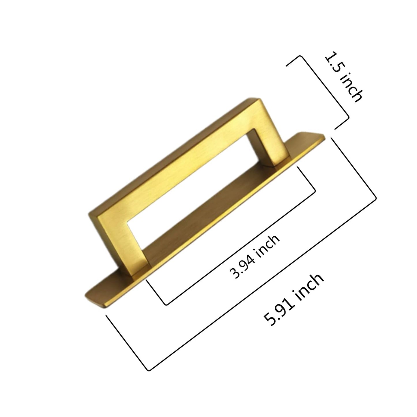 Xinally 4 Pcs Gold Adhesive Cabinet Door Handles, No Drill Cabinet Pulls Self Stick Shower Door Handle for Cabinet Closet Glass Sliding Shower Door Handle