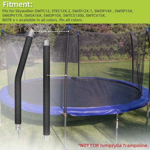 Trampoline Replacement Poles for Skywalker 4201 & 4202 - Foam Sleeve Included