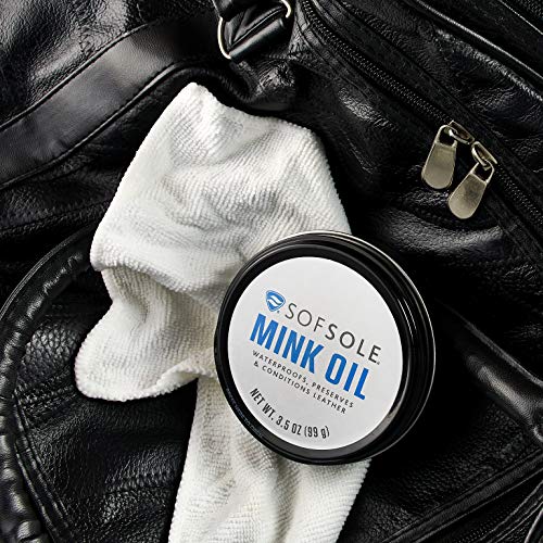 Sof Sole Mink Oil for Leather Conditioning & Waterproofing - 3 Pack