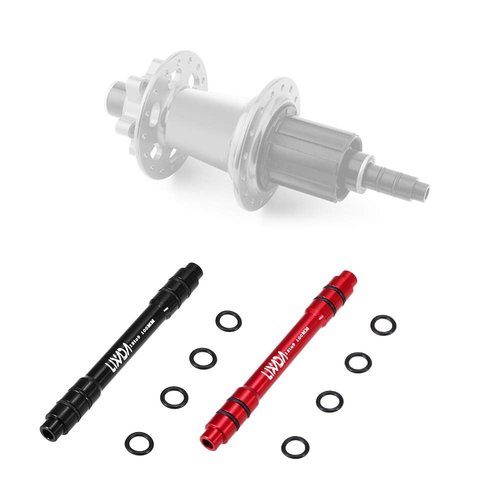 HUIOP QR Adapter, 12mm to 9mm QR Adapter Bike Thru Axle Hub Quick Release 142/148mm Bicycle Rear Wheel Hub Adapter