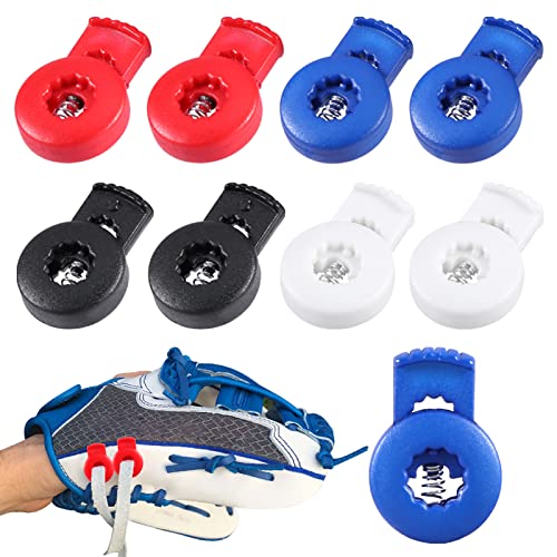 32 Pack Baseball Glove Lace Locks - Elastic Repair Set