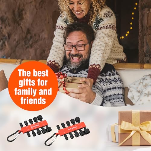 ValueMax 20 PCS Power Nut Driver Set for Impact Drill, 1/4¡± Hex Head Drill Bit Set SAE and Metric, 4-12mm and 5/32''-1/2'' Nut Drivers, Chrome Vanadium Steel