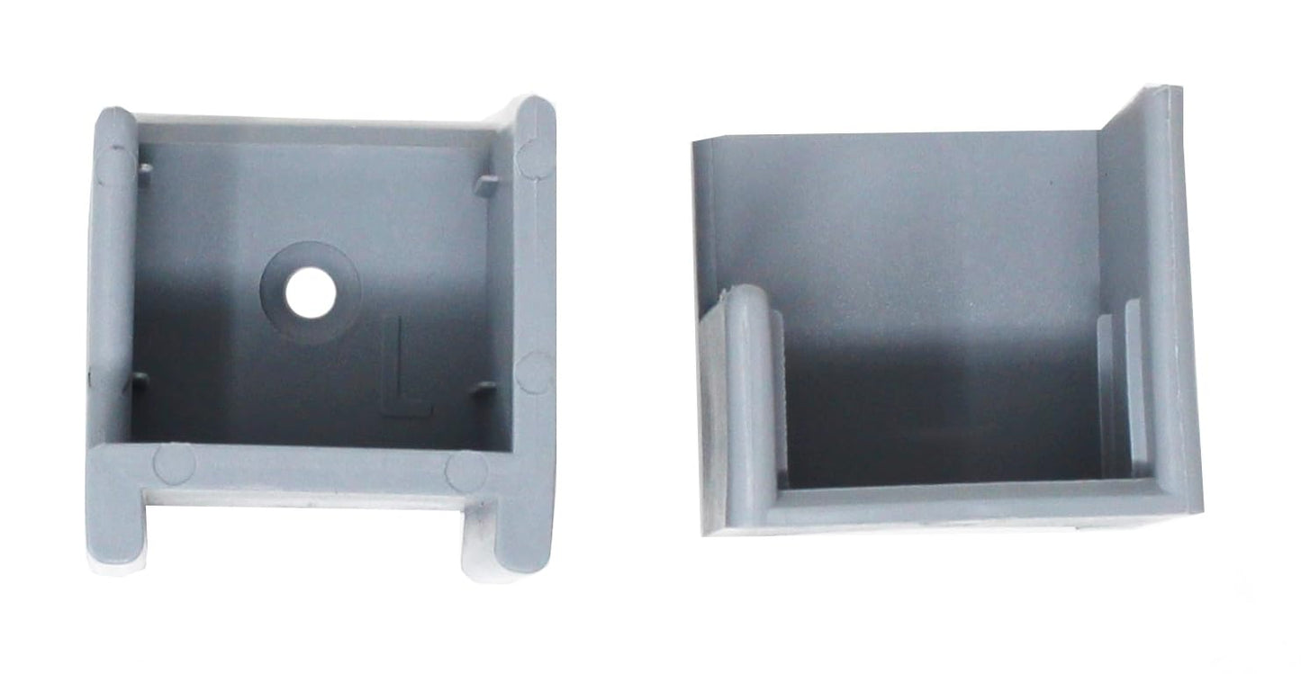 Left & Right Hand Hinge Pontoon Door Stop Kit (1, Grey)