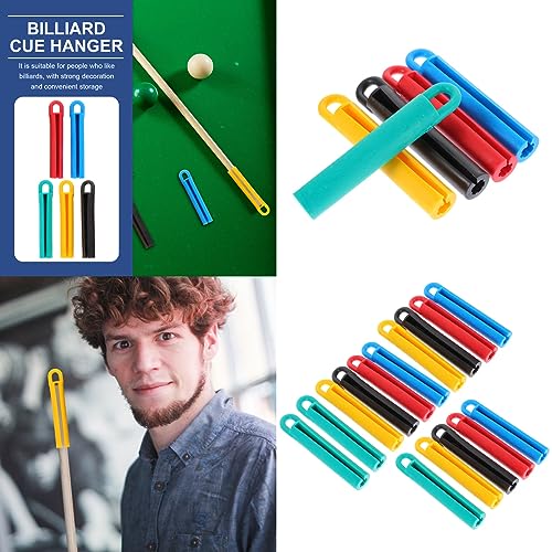 5 Pack Pool Cue Hangers - Durable Storage Organizer for Billiards
