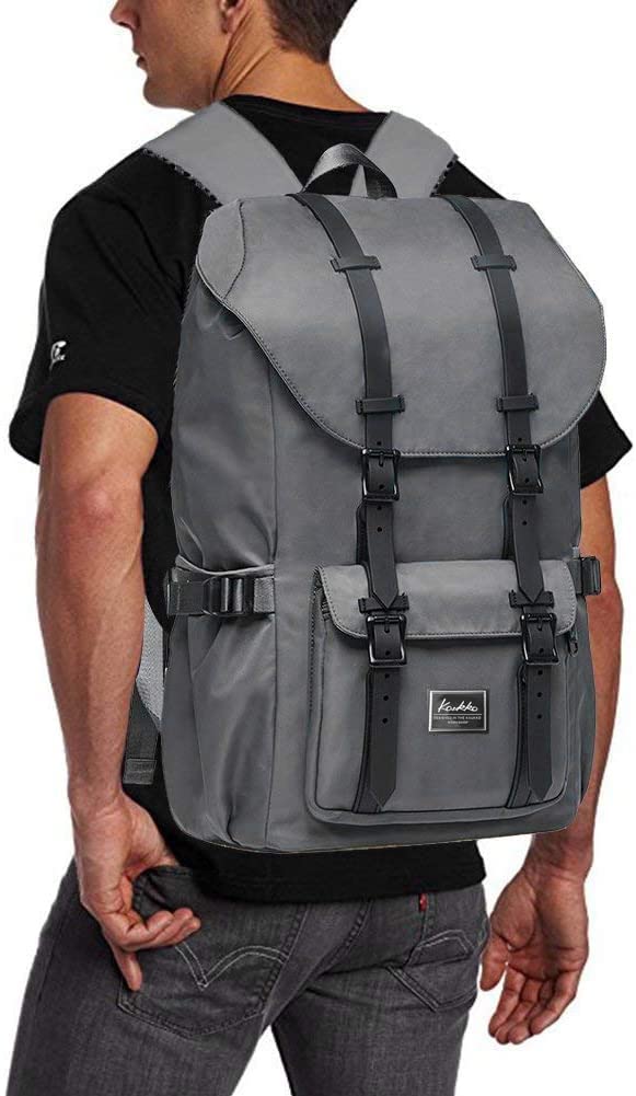 KAUKKO Unisex Ep5 Backpack, (Black (E5-3)), 45 x 27 x 17cm (HxBxT), Backpack