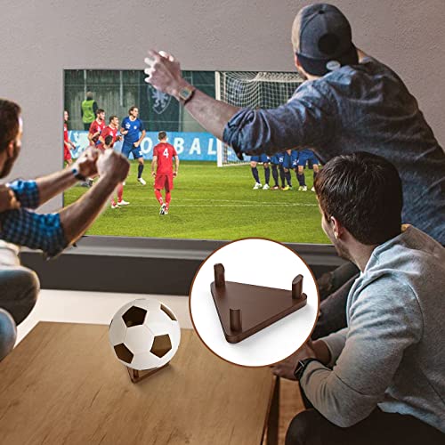 Wooden Ball Display Stand for Football, Basketball & Volleyball