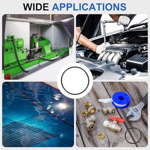 12Pcs Nitrile Rubber O-Rings - 2-5/16" ID 2-1/2" OD 3/32" Width