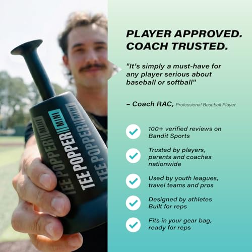 Baseball Training Tee Popper Mini - Perfect for All Skill Levels