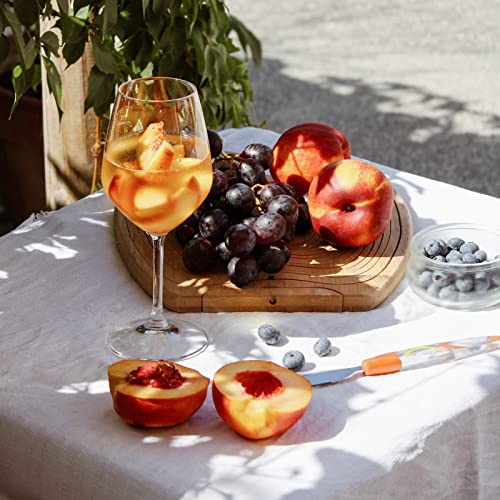 Dicunoy 16 oz Unbreakable Stemmed Wine Glasses Set, Plastic Goblets for Outdoor Patio Poolside Camping