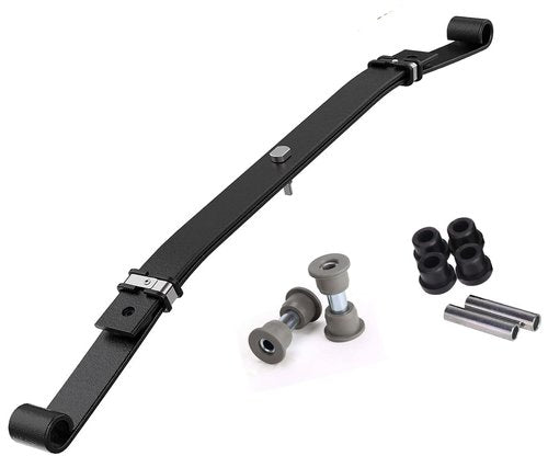 BestAccess Club Car Front Leaf Spring | 2 Leaf Heavy Duty Golf cart Tapered Leaf for Club Car DS 1981-up & Club Car Precedent 2004-2008 Gas&Electric Replace OEM 1012030, 103628801