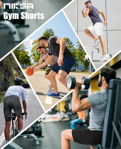 Men's Compression Shorts - 3 Pack Spandex Athletic Running Gear