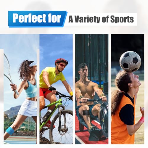 8-Pack Pre Wrap Athletic Tape - Latex-Free Foam Sports Wrap - Random Colors