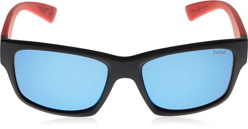 bollé Holman Floatable Sunglasses Matte Black Red Unisex-Adult Medium