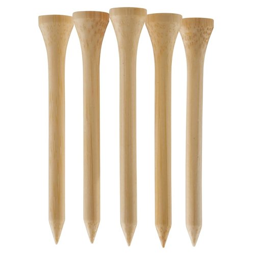 1000 Pcs Natural 70mm 2 3/4" Bamboo Golf Tees Eco Friendly & Sustainable Strong Bamboo