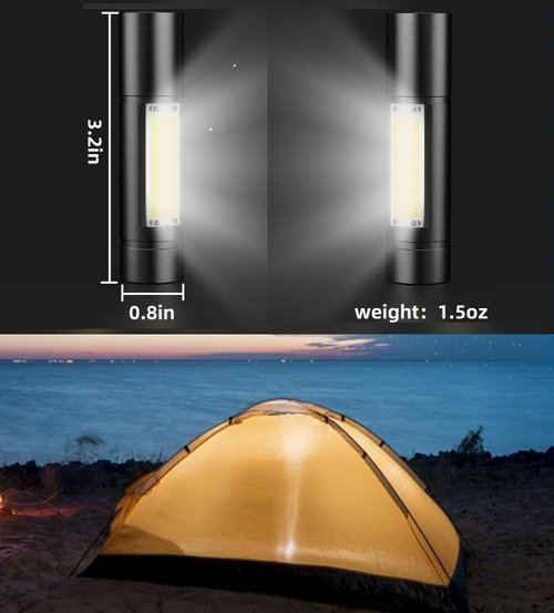 Darlur 5Pack Mini Small Pocket LED Flashlight,USB Rechargeable High Lumens Bright Powerful EDC Flash Lights,Aluminum Handheld Flashlight for Home, Emergency, Camping, Dog Walking, Bulk Gifts for Kids