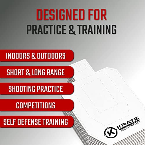 30" Competition Paper Shooting Targets - Cardboard Silhouette Set
