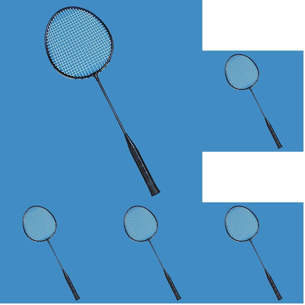 S&S Worldwide Economy Steel Badminton Racquet (Pack of 5)