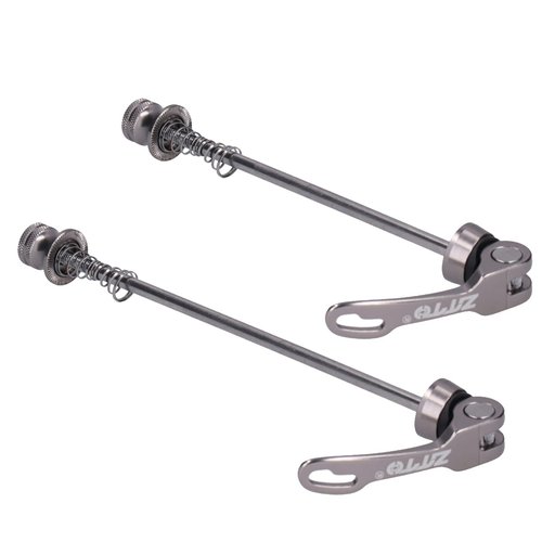 Quick Release Skewers, Front & Rear, Pack of 2, for Mountain Biking, Road Biking, City Cycling, and Long-Distance Travel