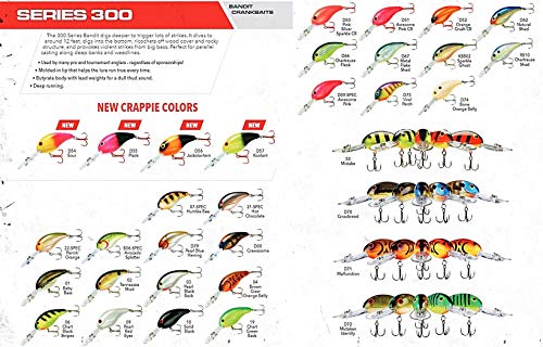 300 Series Crankbait Fishing Lure - Awesome Pink, Dives 12ft