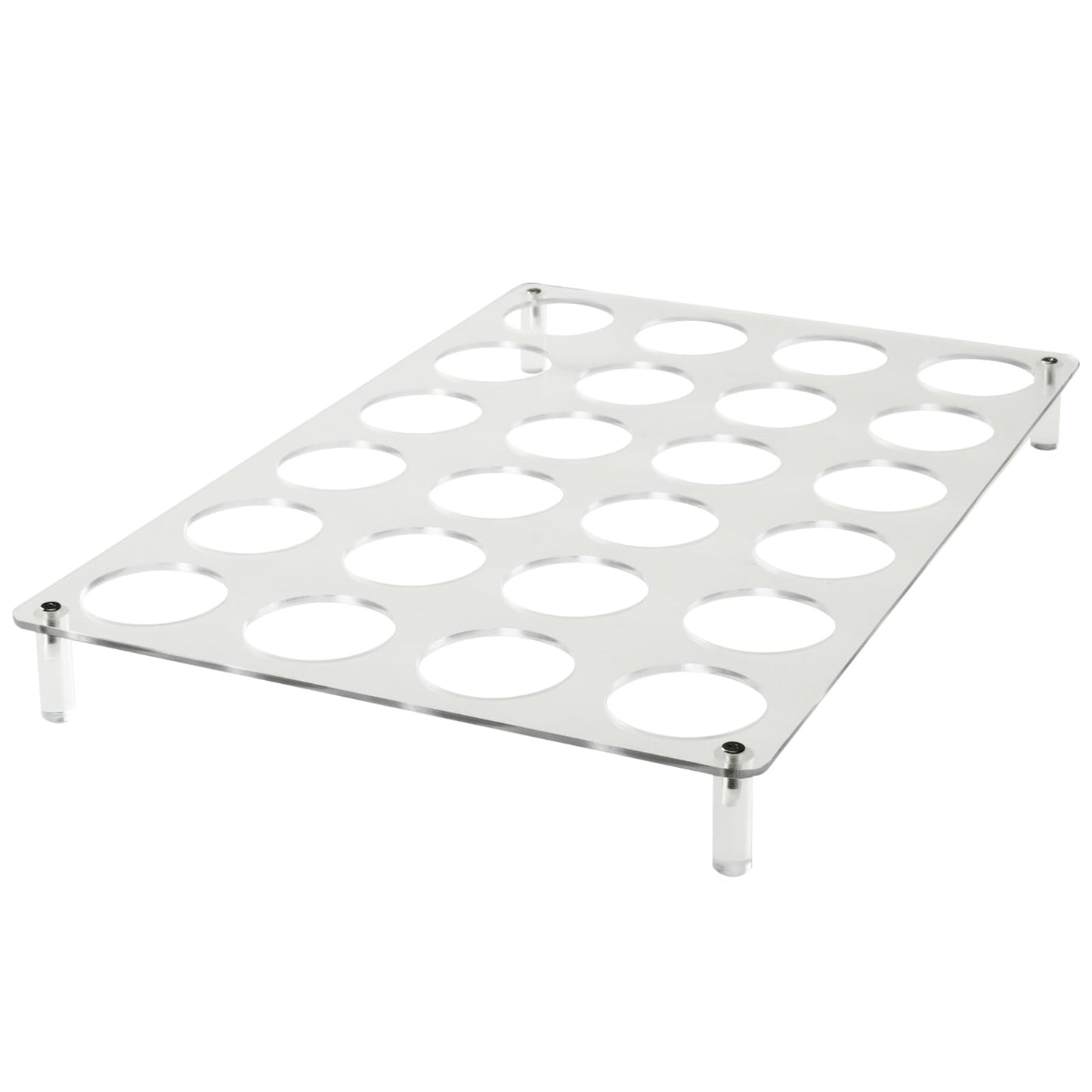 ZOWZOW K-Cup Holder Drawer for 24 Coffee Pods Storage, Acrylic K Cup Organize for Drawer or Countertop Storage, Clear K-Cup Organizer Tray for Office & Kitchen(24 Holes, 1 Pack)