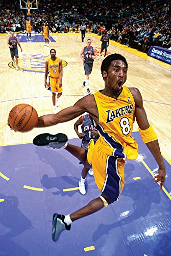 Kobe Bryant Dunking Poster - 16 x 24 Inch Sports Art
