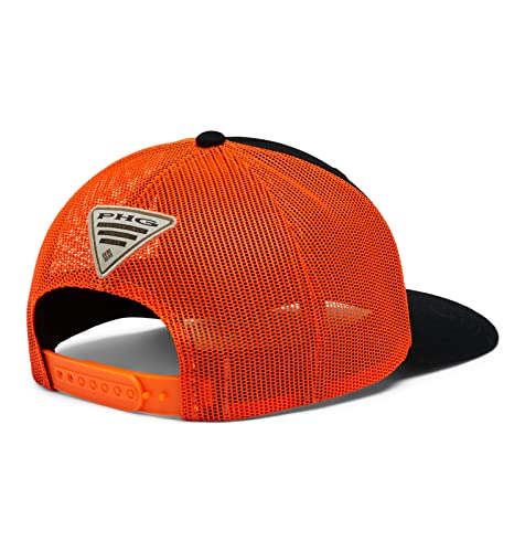 Columbia Black Blaze PHG Game Flag Mesh Snapback Hat - One Size