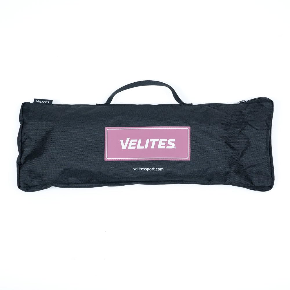 Velites - Weightlifting Lumbar Support Belt - Pink M - Official of the Royal Spanish Weightlifting Federation - Extra-adherent Velcro - For Deadlifts, Squats, Snatches and Cleans