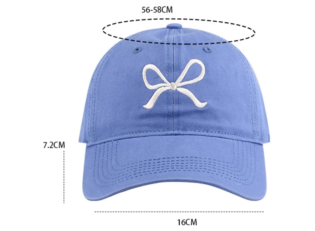 Bow-Tie Baseball Cap for Women Fashion Sun Hats for Women Trucker Hat Y2k Sun Cap Visor Cap Hiking Travel Trendy 2026 Black