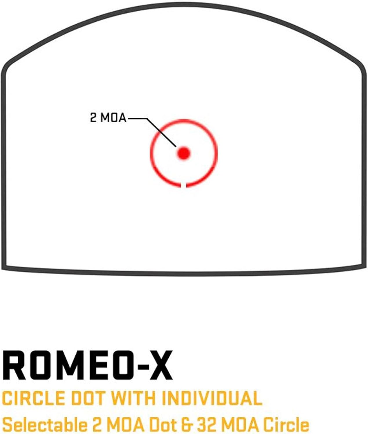 SIG SAUER Romeo-X PRO Reflex Sight - Lightweight Waterproof Aluminum Design with 15 Illumination Settings
